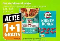 Poiesz Hak stazakken of pakjes aanbieding