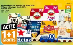 Poiesz Alle Heineken 0.0%, Amstel 0.0%, Brand 0.0%, Affligem 0.0%, Apple Bandit 0.0% of Texels 0.0% aanbieding