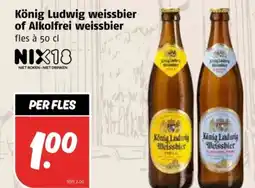 Poiesz König Ludwig weissbier of Alkolfrei weissbier aanbieding