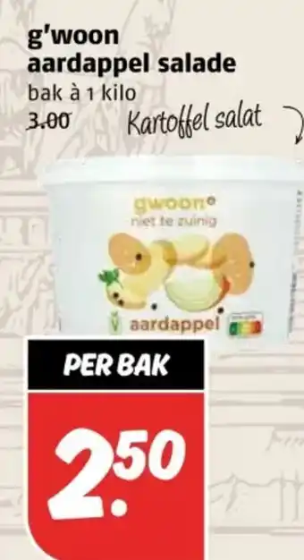 Poiesz G'woon aardappel salade aanbieding