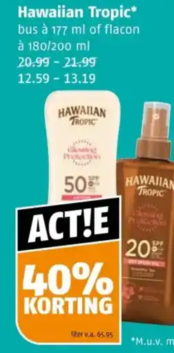 Poiesz Hawaiian tropic aanbieding