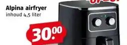 Poiesz Alpina airfryer aanbieding