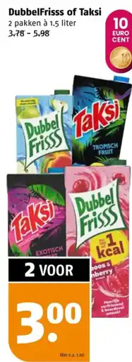 Poiesz DubbelFrisss of Taksi aanbieding