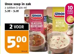 Poiesz Unox soep in zak aanbieding