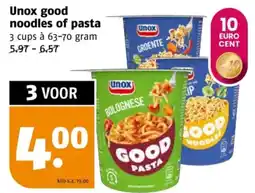 Poiesz Unox good noodles of pasta aanbieding