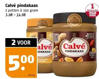 Poiesz Calvé pindakaas aanbieding
