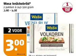 Poiesz Wasa knäckebröd aanbieding