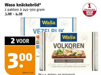 Poiesz Wasa knäckebröd aanbieding