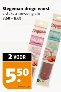 Poiesz Stegeman droge worst aanbieding