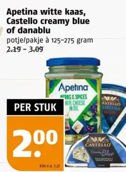 Poiesz Apetina witte kaas, Castello creamy blue of danablu aanbieding