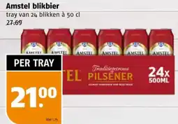 Poiesz Amstel blikbier aanbieding
