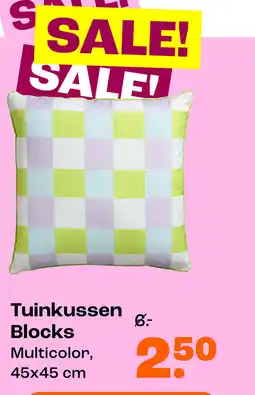 Kwantum Tuinkussen Blocks aanbieding