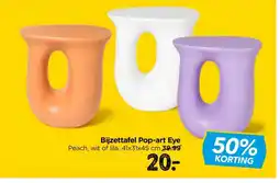 Xenos Bijzettafel Pop-art Eye aanbieding
