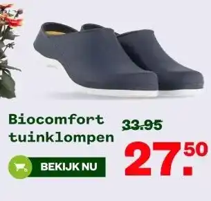 Welkoop Biocomfort tuinklompen aanbieding