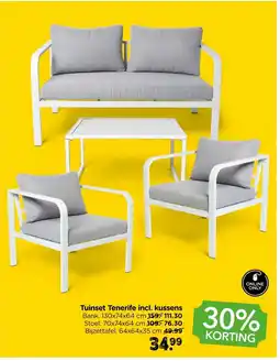Xenos Tuinset Tenerife incl. kussens aanbieding