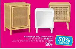 Xenos Nachtkastje Bali, Java of Zaha aanbieding