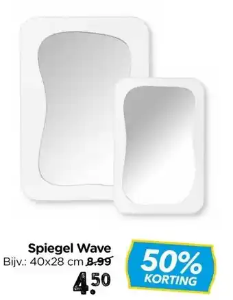 Xenos Spiegel Wave aanbieding