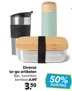 Xenos Diverse to-go artikelen aanbieding