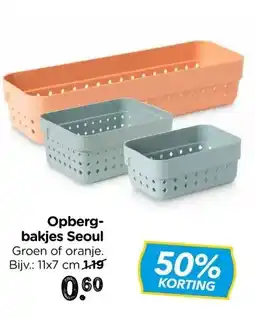 Xenos Opberg- bakjes Seoul aanbieding
