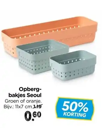 Xenos Opberg- bakjes Seoul aanbieding