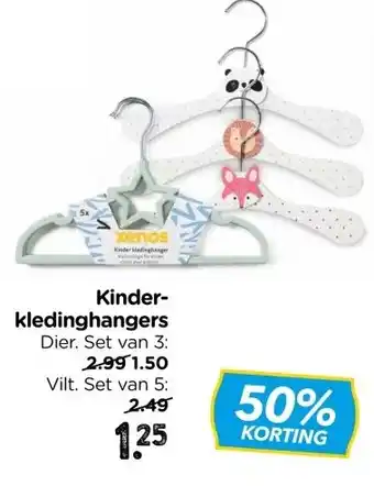 Xenos Kinder- kledinghangers aanbieding