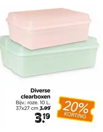 Xenos Diverse clearboxen aanbieding