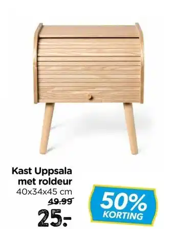 Xenos Kast Uppsala met roldeur aanbieding