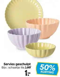 Xenos Servies geschulpt aanbieding