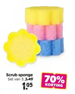 Xenos Scrub sponge aanbieding