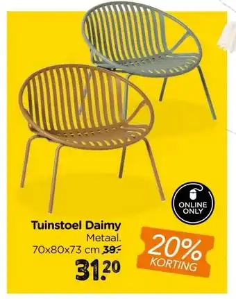 Xenos Tuinstoel Daimy aanbieding