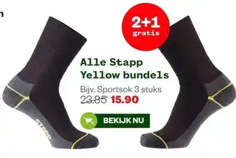 Welkoop Alle Stapp Yellow bundels aanbieding
