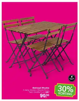 Xenos Bistroset Rhodos aanbieding