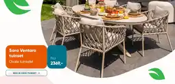 Van der Garde tuinmeubelen Sara Ventaro tuinset aanbieding