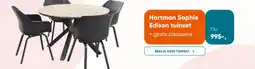 Van der Garde tuinmeubelen Sophie Edison tuinset aanbieding