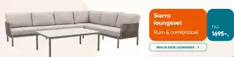 Van der Garde tuinmeubelen Sierra loungeset aanbieding