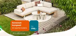 Van der Garde tuinmeubelen Savannah loungeset aanbieding