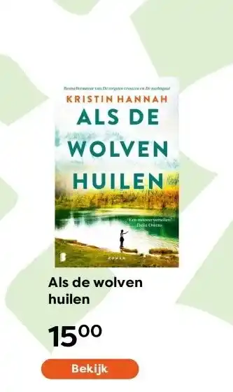 The Read Shop Als de wolven huilen aanbieding