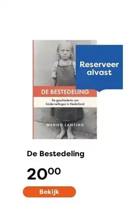 The Read Shop De Bestedeling aanbieding