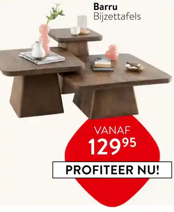 Profijt Meubel Barru Bijzettafels aanbieding