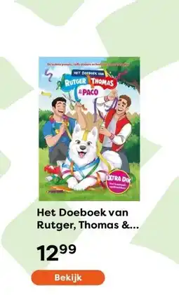 The Read Shop Het Doeboek van Rutger, Thomas & Paco aanbieding