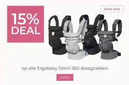 Prenatal 15% DEAL op alle Ergobaby Omni 360 draagzakken aanbieding