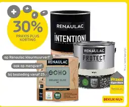 Praxis op Renaulac kleurmuurverf aanbieding