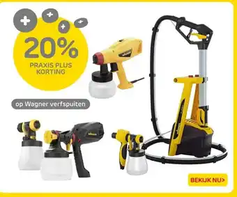 Praxis op Wagner verfspuiten aanbieding
