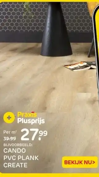 Praxis CANDO PVC PLANK CREATE aanbieding