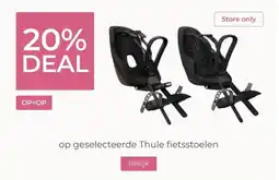 Prenatal 20% DEAL op geselecteerde Thule fietsstoelen aanbieding
