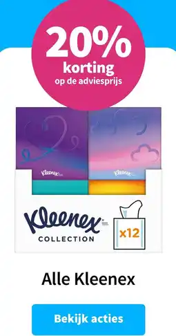 Plein.nl Alle Kleenex aanbieding
