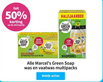 Plein.nl Alle Marcel's Green Soap was en vaatwas multipacks aanbieding