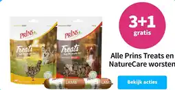 Plein.nl Alle Prins Treats en NatureCare worsten aanbieding