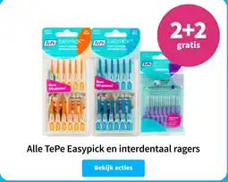Plein.nl Alle TePe Easypick en interdentaal ragers aanbieding