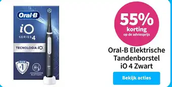Plein.nl Oral-B Elektrische Tandenborstel iO 4 Zwart aanbieding
